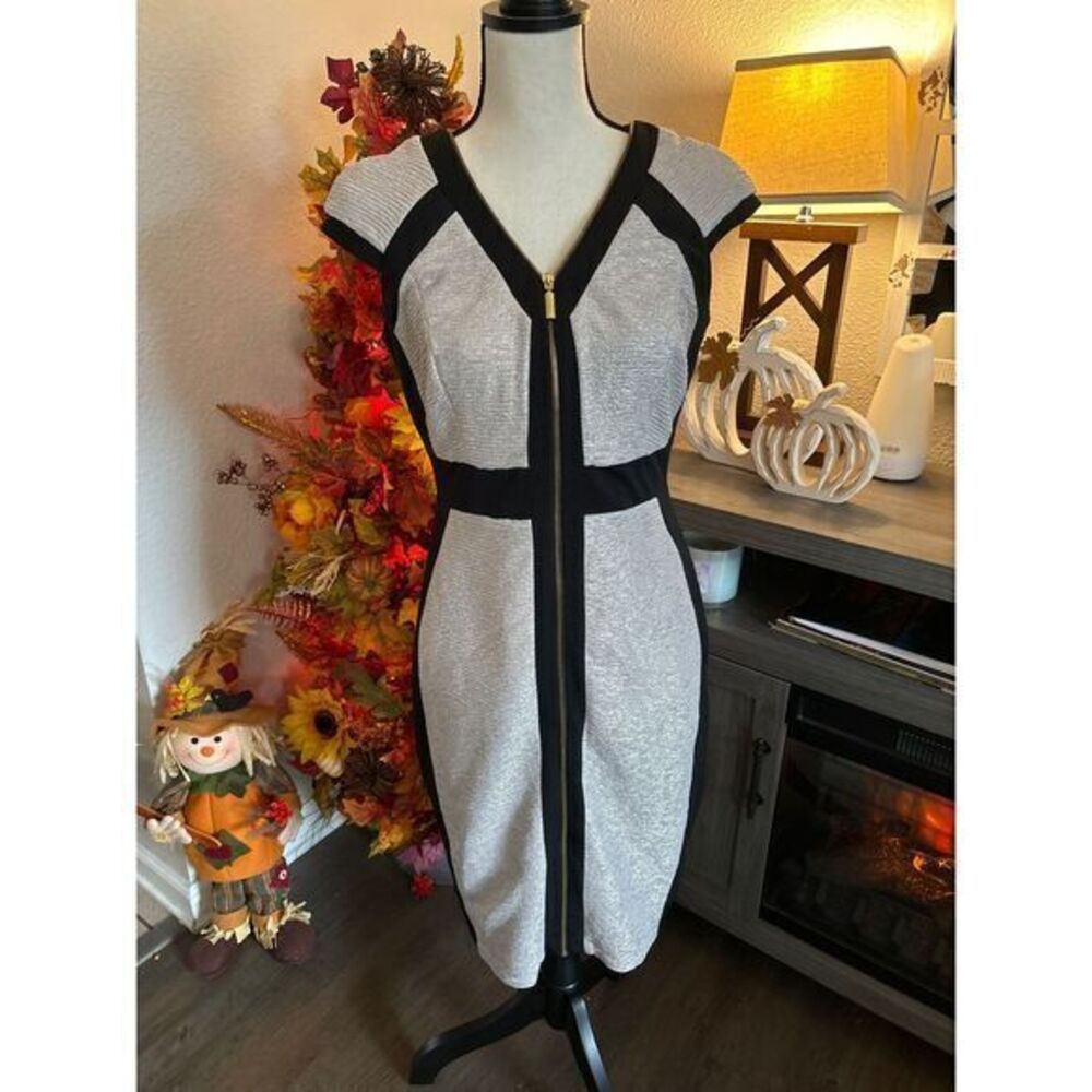 Jax women's dress size‎ 6 gold black
